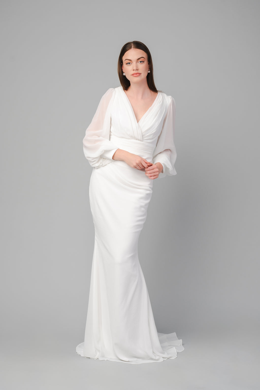 slim fit dress slacks The Clara Dress – Wild Rose & Sparrow main image 0